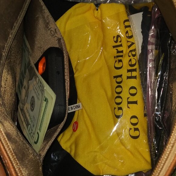 Stylish Personal Item Bag  - Tapestry Design - Floral Pattern - Spirit Frontier - Picture 2 of 5